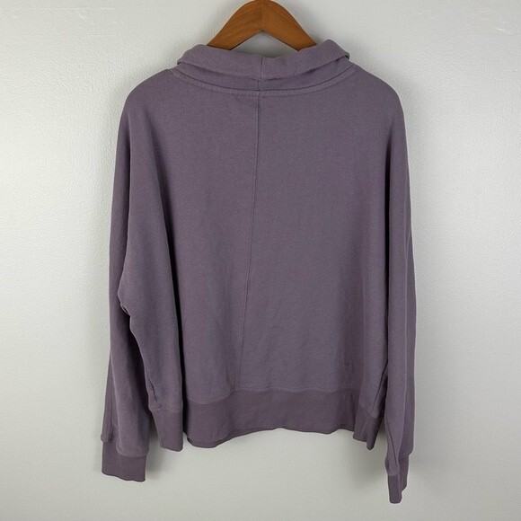 Calvin Klein Performance Purple Mock Neck Sweatshirt Size Large - Picture 2 of 13